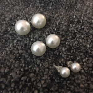 3 Set Peal Earrings